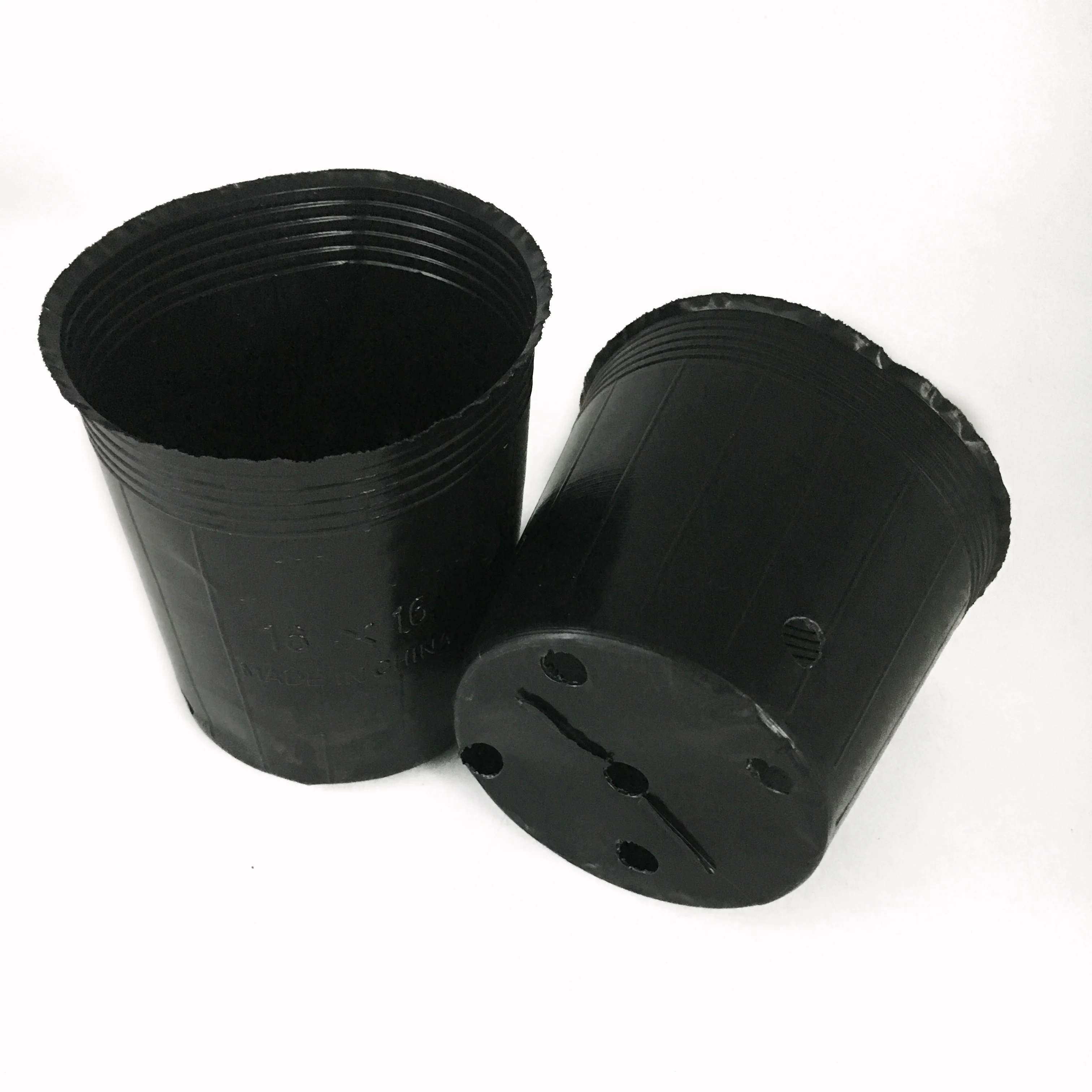 
Черный круглый пластиковый горшок для растений, горшок для бонсая высокого качества 