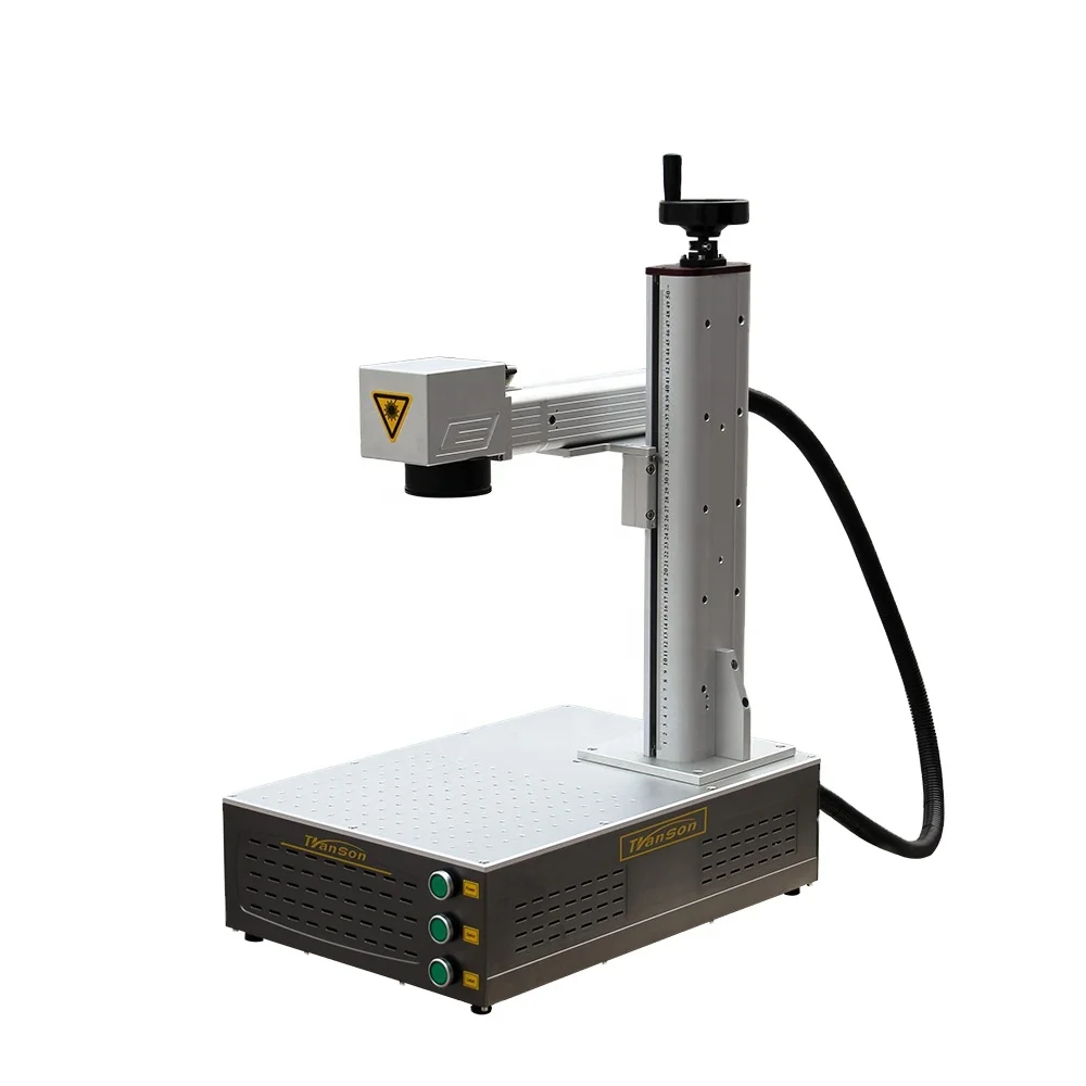 30W 20W 50w Logo name picture printing carving machine Mini Fiber Laser Marking machine for gold silver cs ss metal plastic