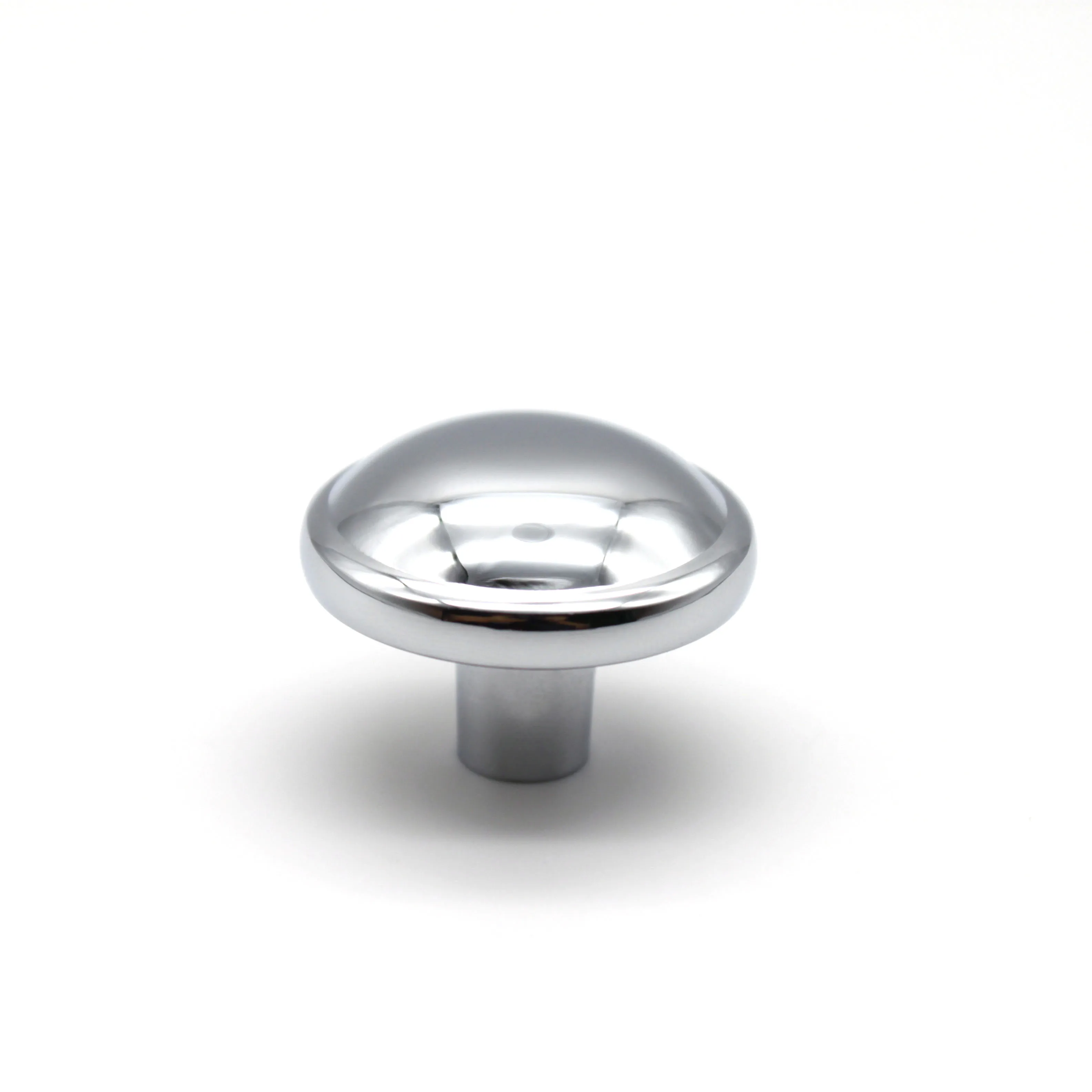 Small Zinc Alloy Zamak Plating Furniture Dresser Mushroom Knob Modern Kitchen Cabinet Wardrobe Round Circle Knobs