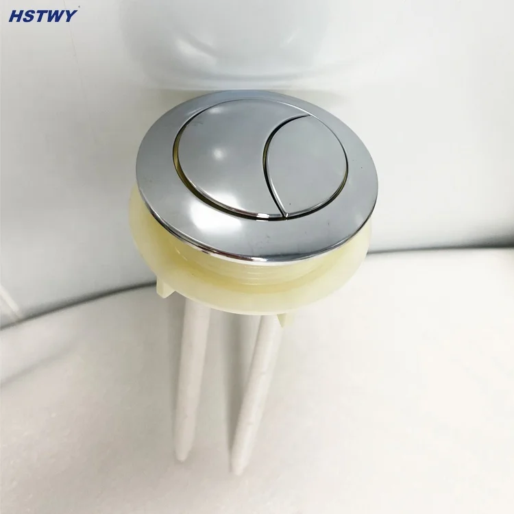 HA102 Хром ABS унитаз круглая кнопка с 48 мм для керамического туалета