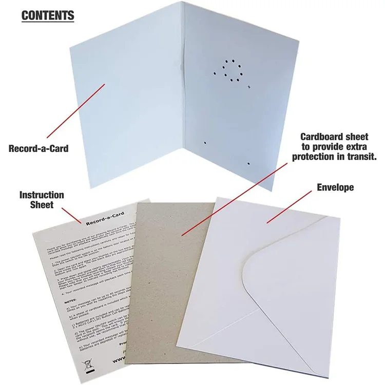 Custom Competitive Price Birthday Party Gift Music Audio Greeting Card Recordable Talking Greeting Card