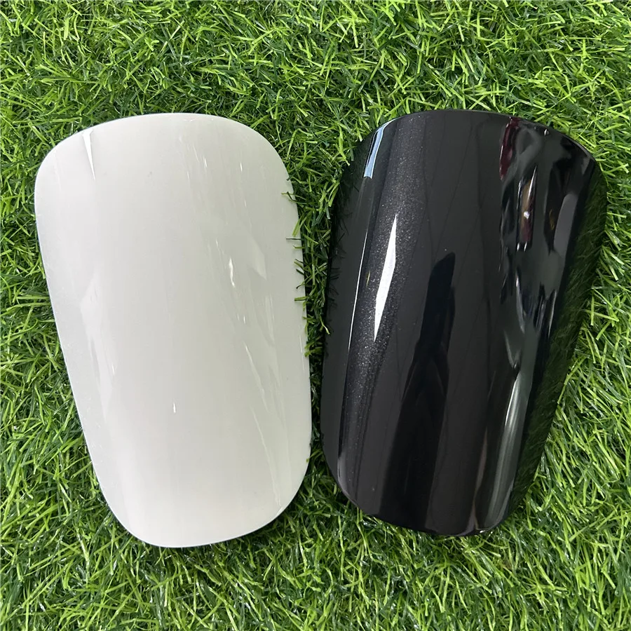 White Black Mini Shin Guards Sublimation Blank Soccer Shin Guards For Sublimation Heat Press