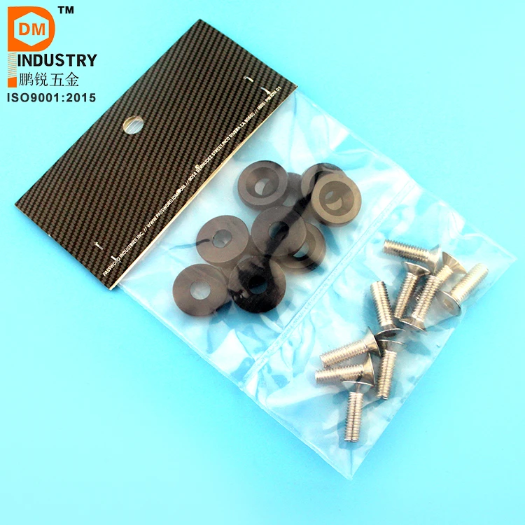 Aluminium jdm bumper washer kit m6