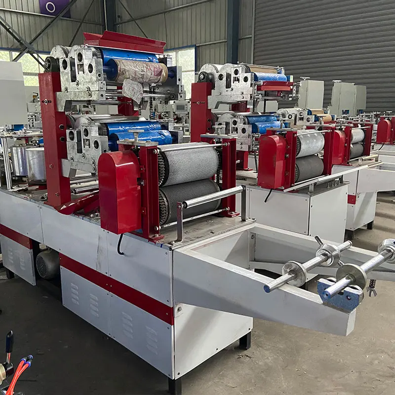 Two Colours Table Napkin Tissue Machine Serviette Napkin Machine Equipment For The Production Of Napkins