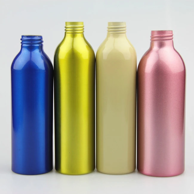 0ml 100ml 200ml 250ml 500ml 1000ml 1250ml Matte Anti-theft Screw Cover Separate Bottling Aluminum Bottles For Essential Oils