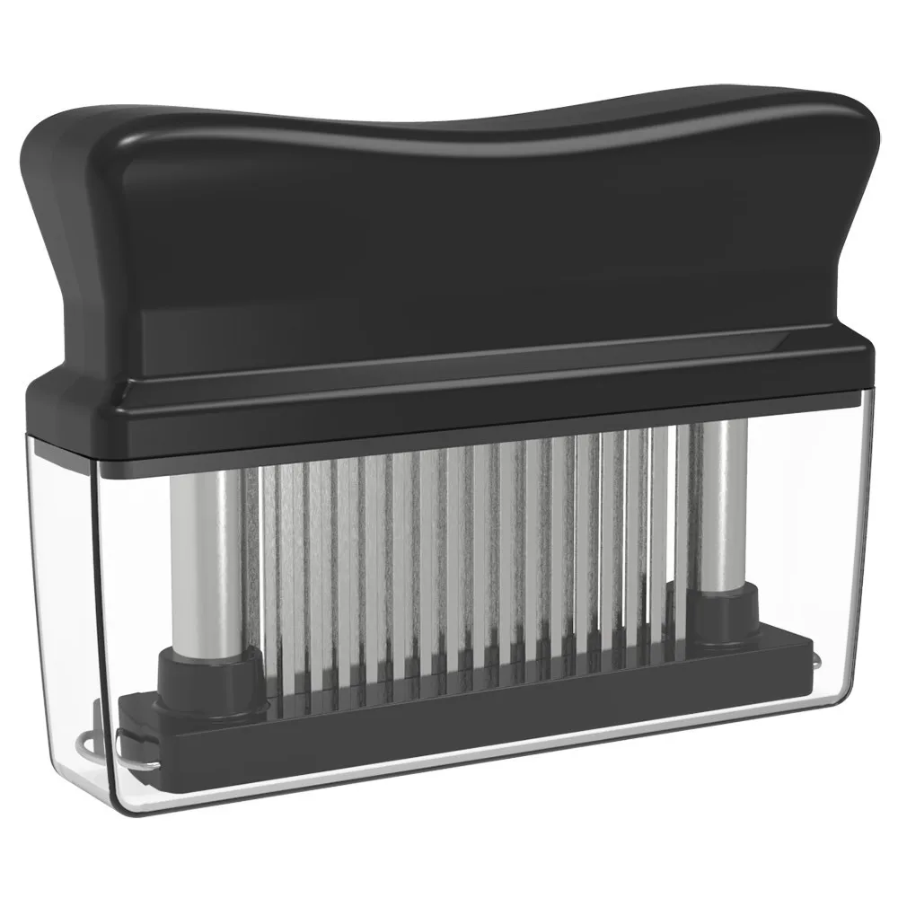 48 blades Detachable Meat Tenderizer Tool  Steak Needle Hammer With Safety Lock For Meat Beef  Tools