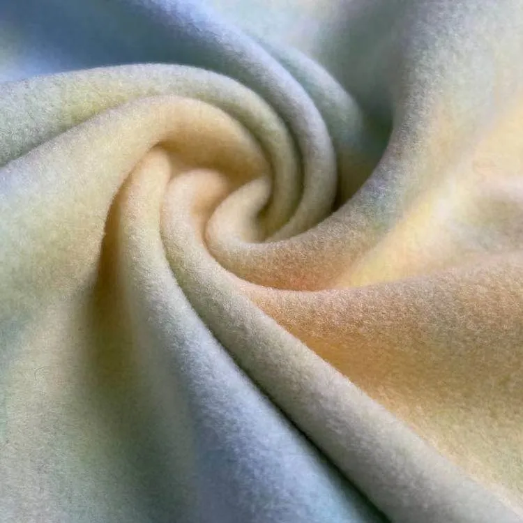 wholesale New fashion Knit polyester piano velvet tie dyed Dralon De velvet fabric