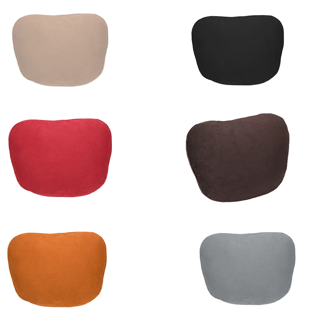 Black Automobile Headrest Pillow Pillow Cushion Absorbs moisture, breathes air, absorbs shock and protects neck headrest.