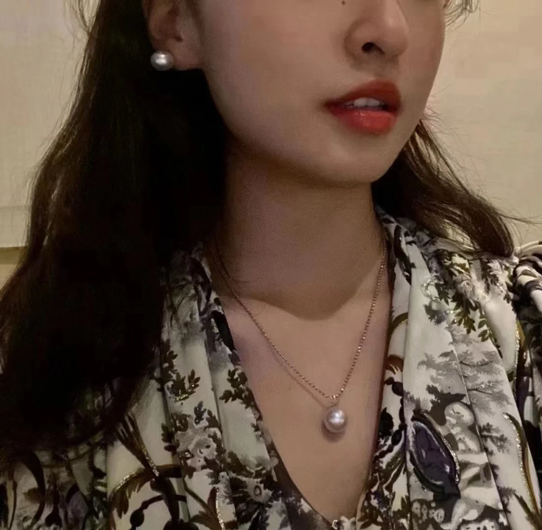 Ожерелье с длинным жемчугом