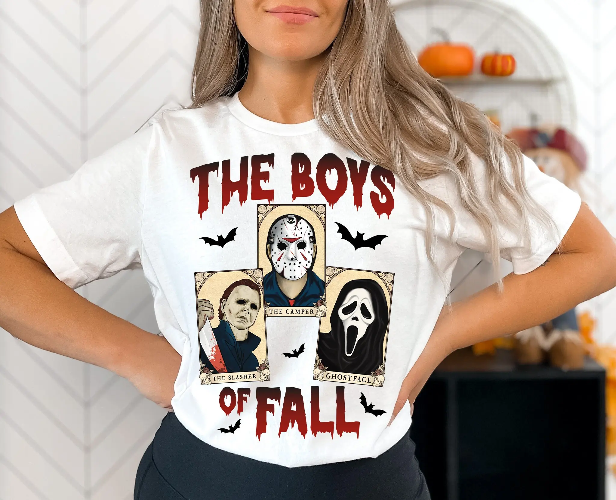 Wholesale custom printable plastisol vinyl film designs The Boys of Fall Horror Films sticker logo DTF plastisol heat transfer