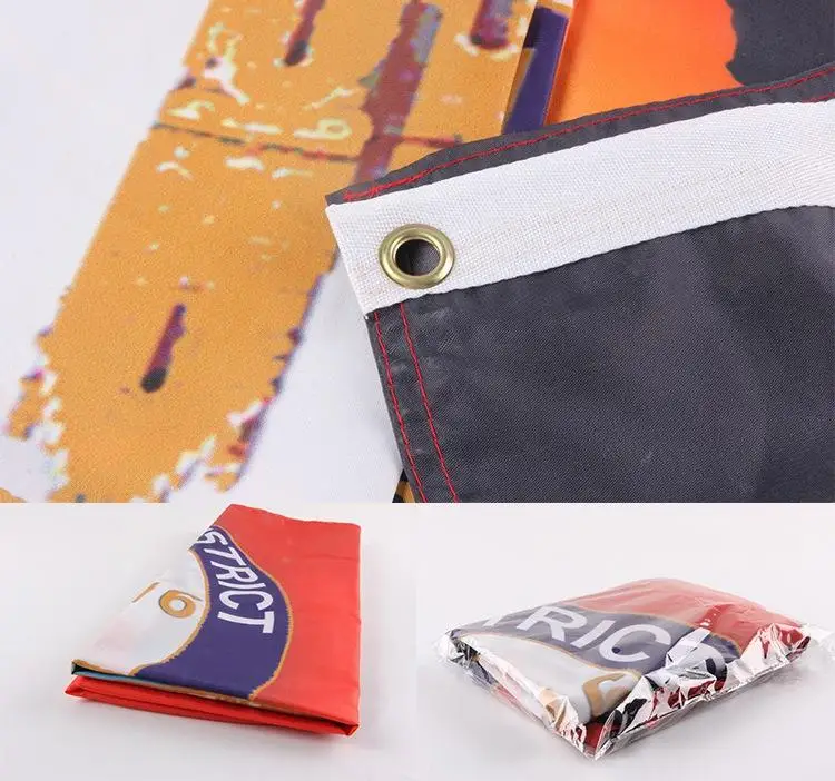 Manufacturer Wholesale 48h Fast Delivery 3X5 Custom Customized Logo Printing Flags