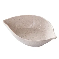 Cute Wheat Straw Seasoning Sauce Dish Dining Small Creative Kitchen Tableware Snack Plate Dish