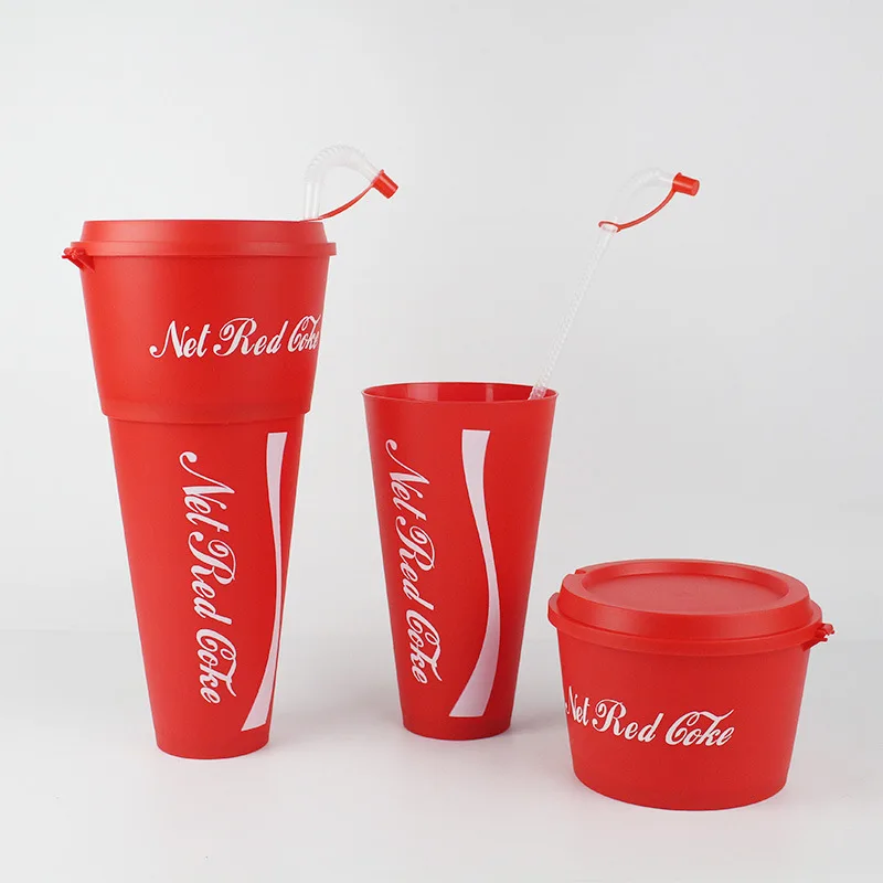  Large Capacity 2000ml Water Juice Drink Plastic Cup Coffee Mugs With