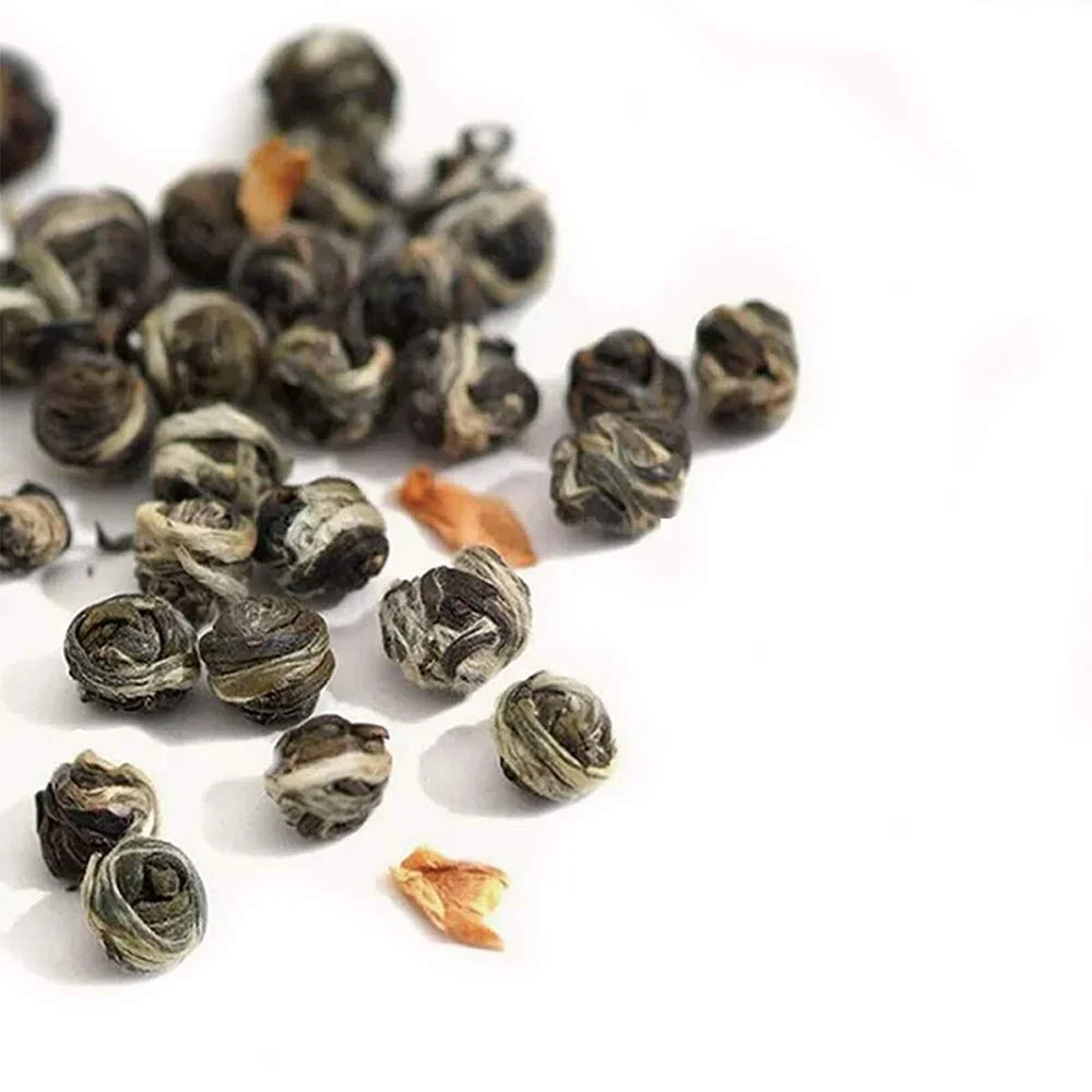 Wholesale Natural Jasmine Scented Green Tea Flavor Herb Tea Organic Jasmine Green Tea Ball