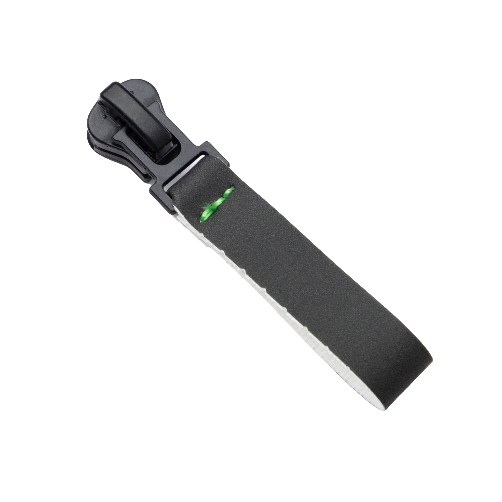 zipper slider with thermosensitive discoloration leather puller