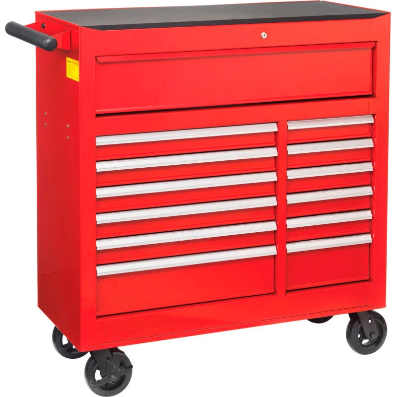 Metal High quality tool trolley workshop 13 drawers tool cabinet tool box