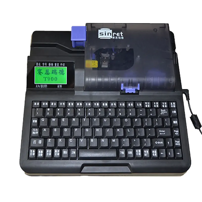 SINRET  T900 pvc tube printer wire number tube printer