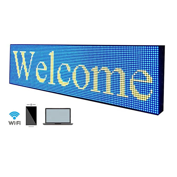 Outdoor P10 programable led moving sign mini led display scrolling messages board