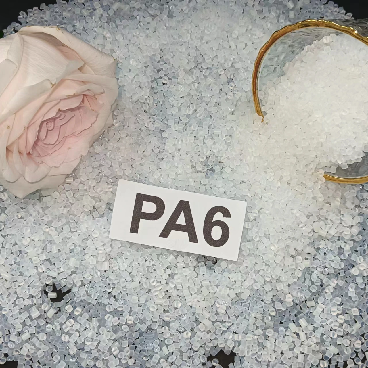 Wholesale PA6 resin 1010C2 plastic pellets transparent medium viscosity high flow high toughness wear-resistant nylon particles