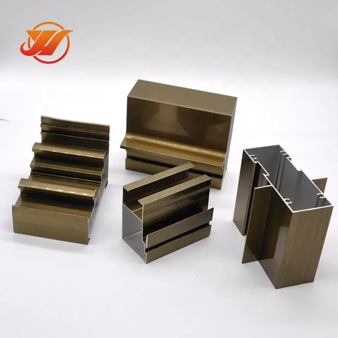 Factory Customized aluminum extrusion Anodizing powder coated handle aluminum profiles for door and window