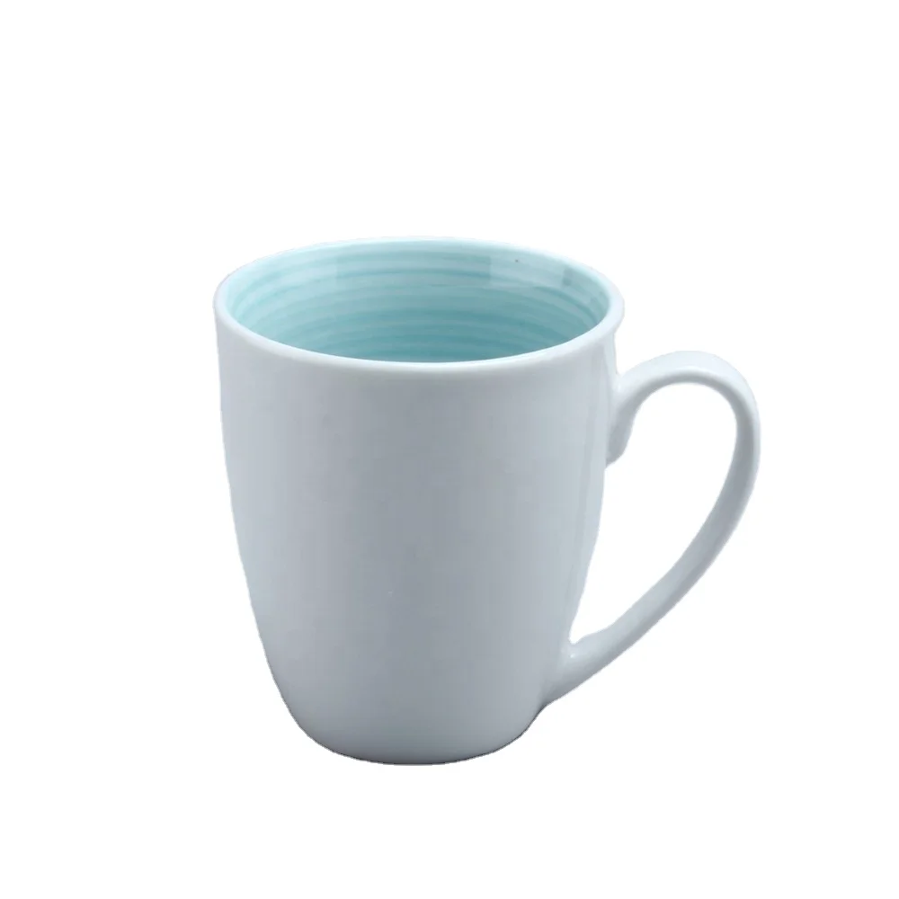 Рекламная кофейная кружка с сублимационным логотипом, белая керамическая кофейная кружка