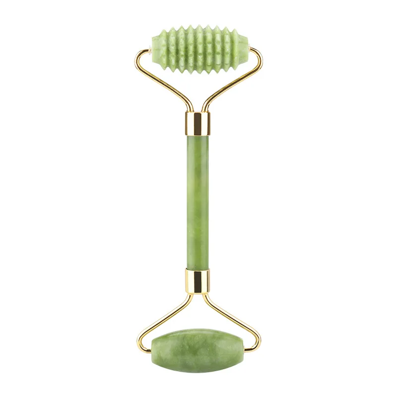  Xiuyu roller barbed head massage stick gua sha set jade beauty device scraping piece