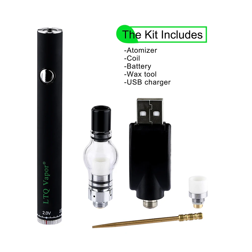 
Mini Globefish vaporizer kit use for herb wax with atomizer wax tool and twist Battery 