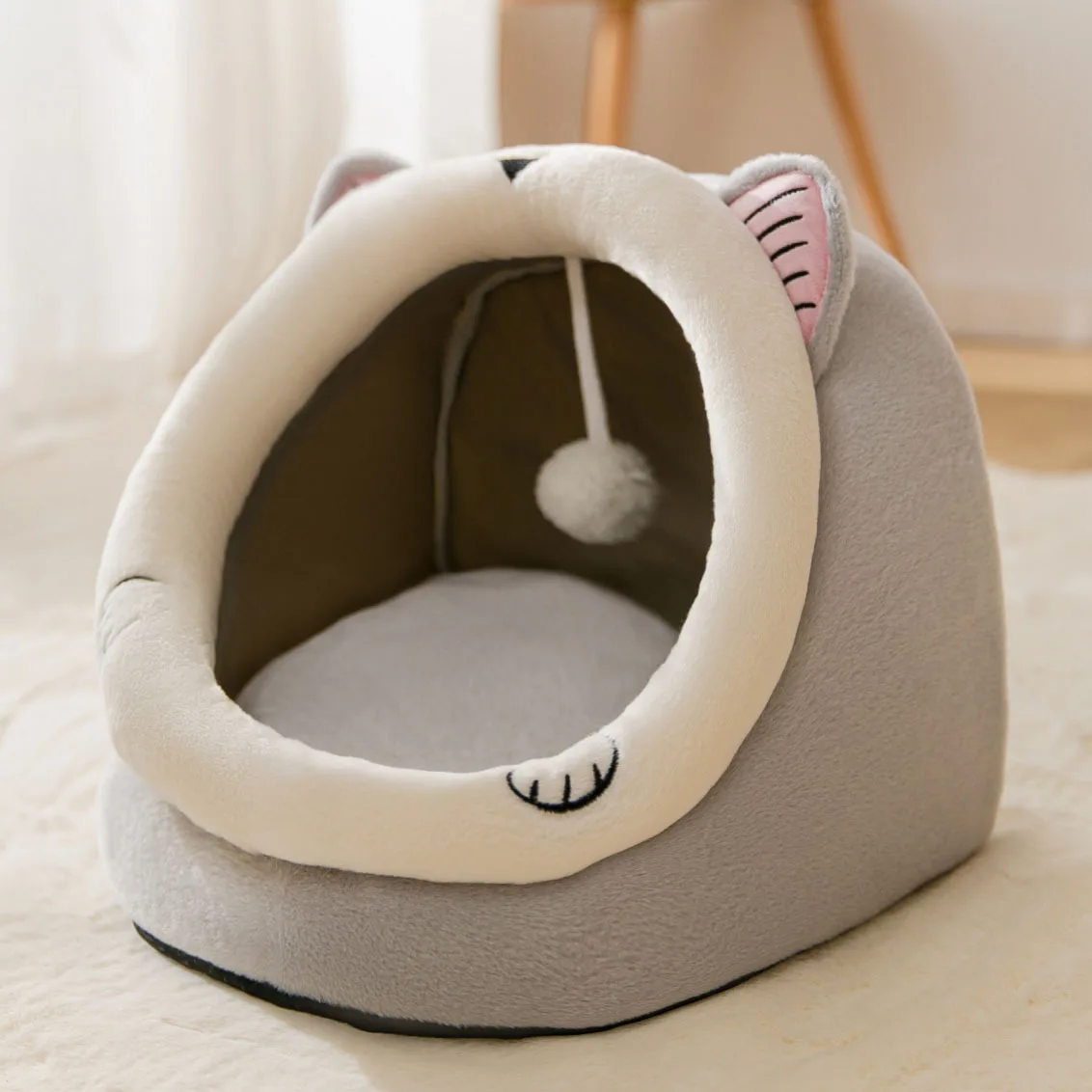 cartoon shape Cat Nest Four Seasons Universal Summer Cat Bed Semi-enclosed House