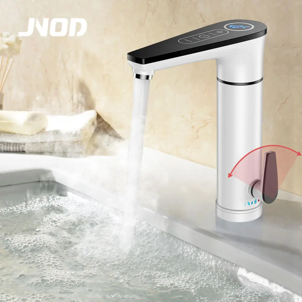 JNOD Smart Instant Electric Water Heater Fast Heating Tap Instant Electric Heating Water Faucet for Kitchen
