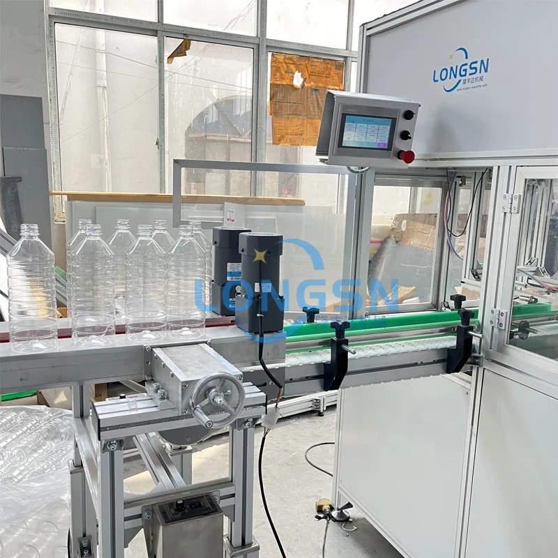 Full Automatic packer for empty pet bottles machines for plastic bottle bagging packaging machine