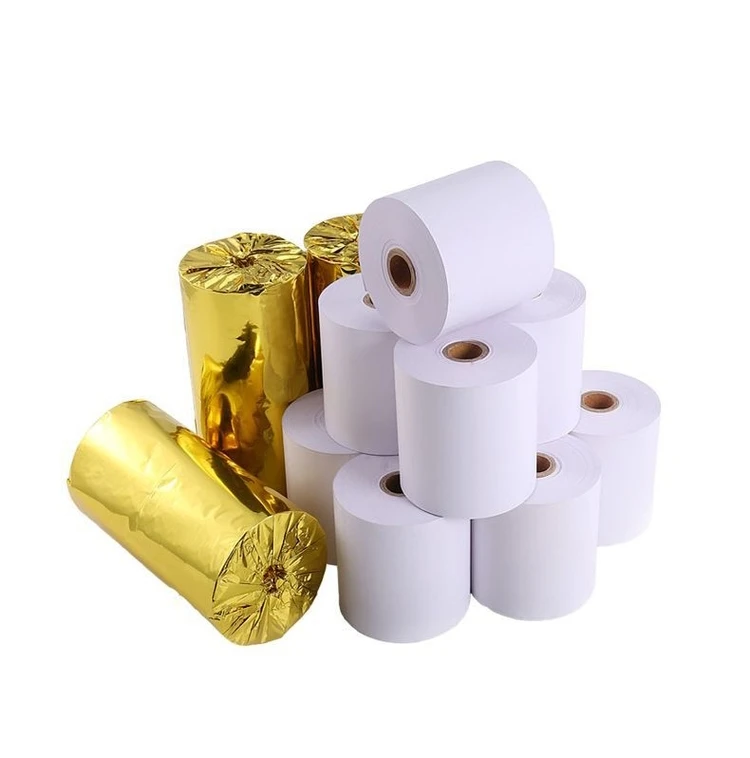 80x70mm 80x60mm Blank Thermal Paper Roll ATM Banks Bond Cash Receipt ATM POS Thermal Paper