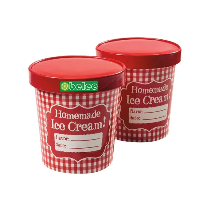 Manufacturer  Disposable 8oz ice cream paper cup with lids Yourt paper bowls with lids can be customized
