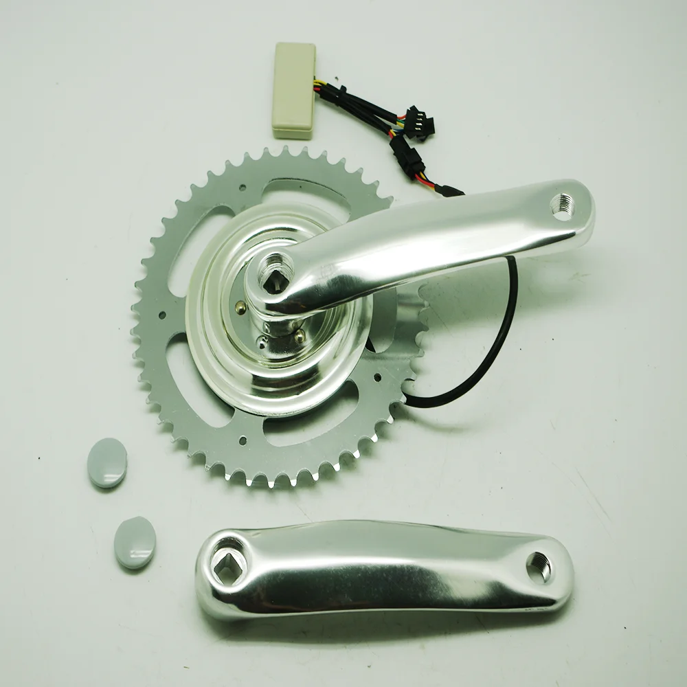 Road Bicycle Crank Set 44T 152mm Sliver Bike Crank Set Road Bicycle Bicycle With Sensor Crank Set  Cycling Accessories MTB Bike