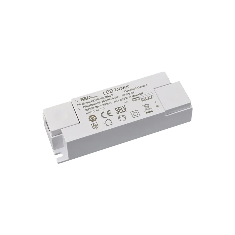 Isolation constant current LED power supply 15W Constant current led driver 300ma dimmable