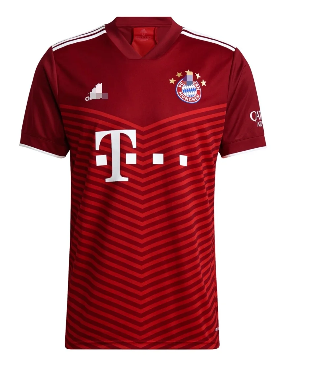 Версия вентилятора Джерси и плеера версия Джерси 21/22 сезон Sane Muller Lewandowski Bayern