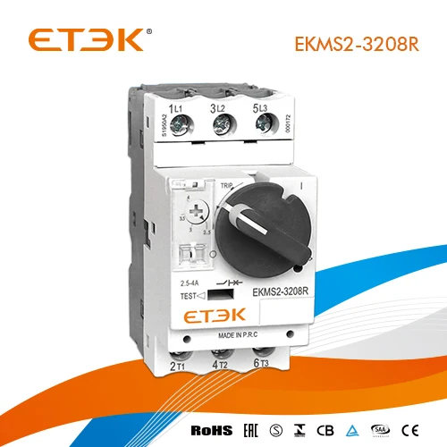 ETEK MPCB защита двигателя автоматический выключатель/защитный