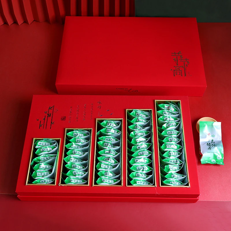 High Mountain Yunwu Green Tea Loose Leaves Odorant Organic Slim Green Tea Gift Box