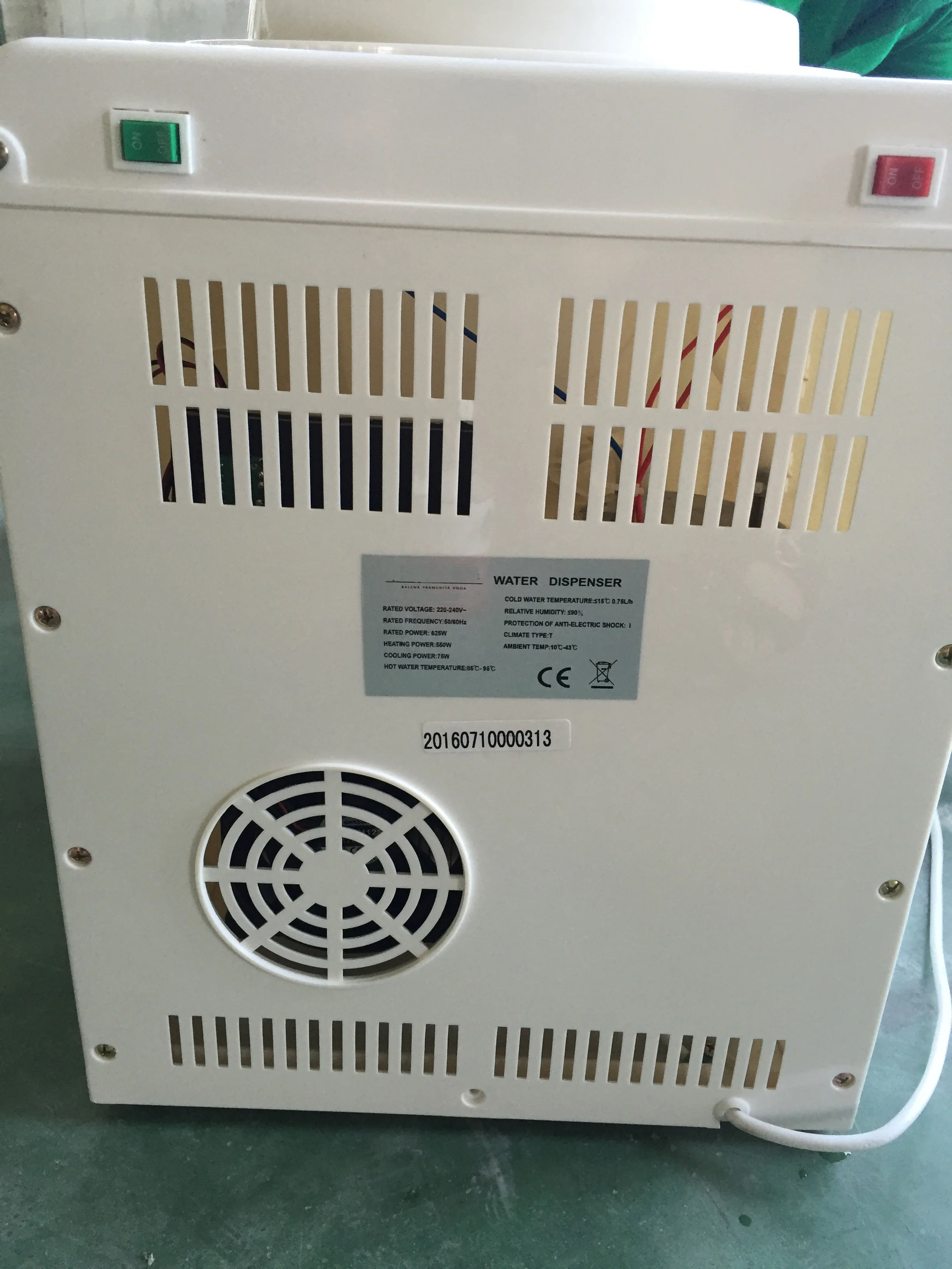 Wholesale Low Price Home Water Appliances Cooler Hot Cold Counter Top Water Dispenser