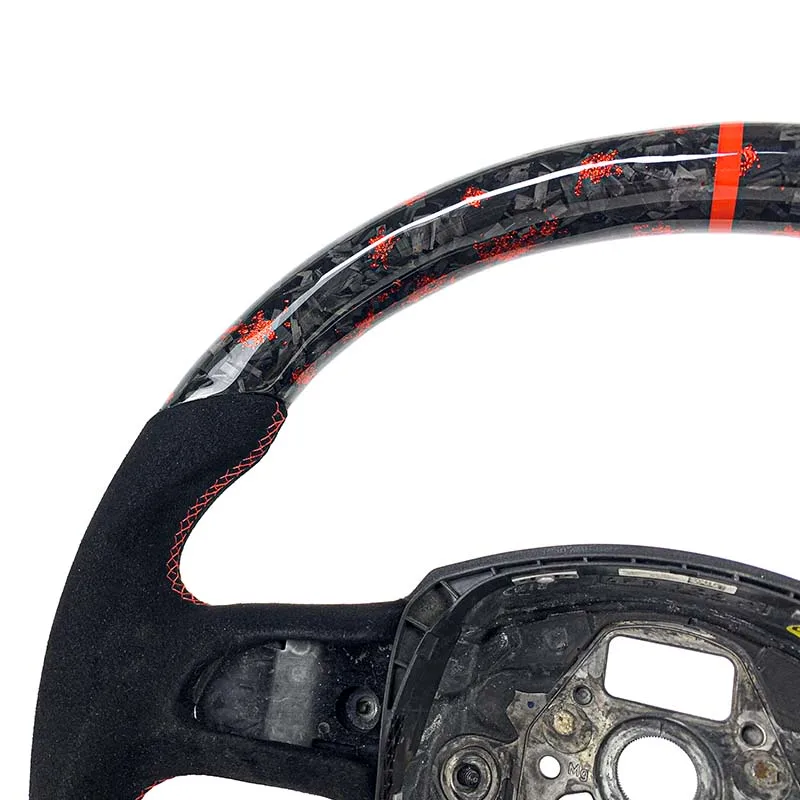 Customized sport forged carbon fiber steering wheel for Audi A3 A4 A5 A6 A7 S3 S4 S5 S6 S7 RS3 RS4 RS5