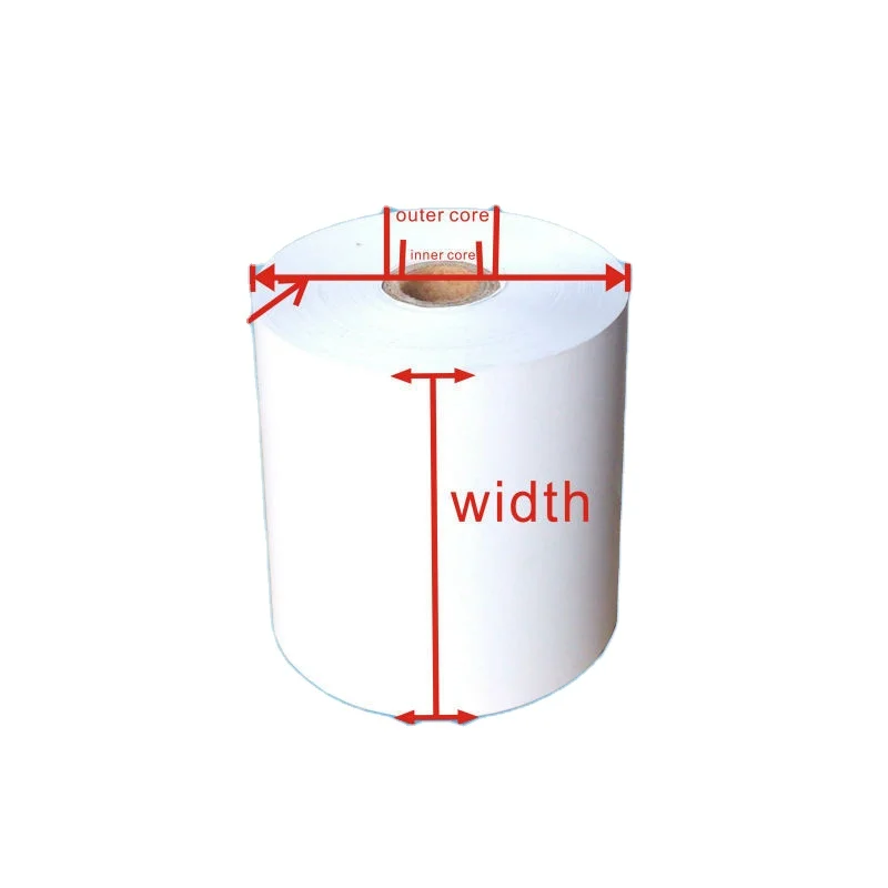 
Competitive price for ticket paper roll stock 57*40mm 