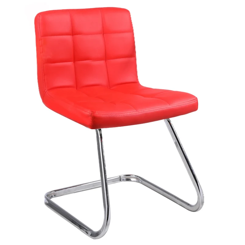 High Quality Modern Hotel Office Simple Swivel Home Red Pu Bar Stool