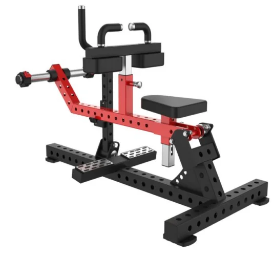 Commercial Gym Fitness Sports Equipment Free Weight Plate Loaded Seated Calf Raise Machine for Strength Training Bodybuilding