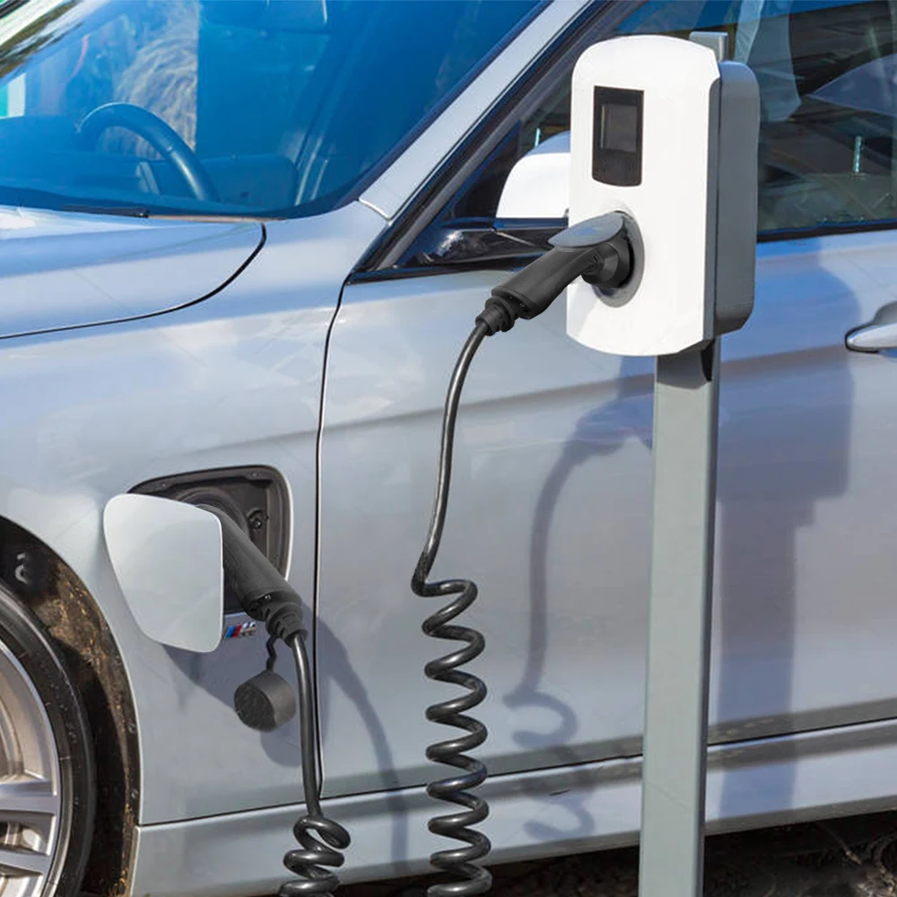IEC 62196-2 EV автомобильные зарядные устройства EVSE 16A Тип 2 RCA штекер с Ассоциацией по техническому надзору (TUV)
