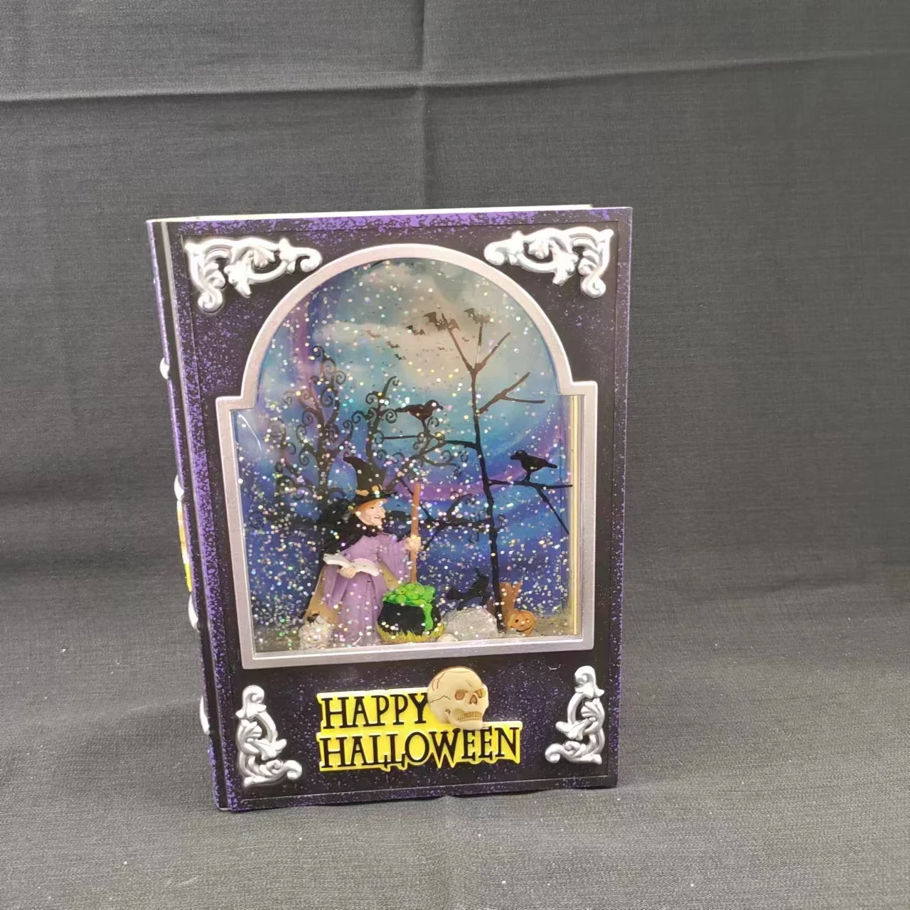 Acrylic new designed fantastic hotsell Hollywood story book lantern for home decoration christmas decoration landscape present