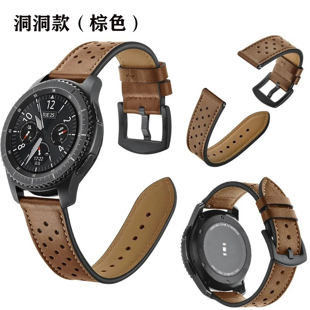 Suitable for samsung galaxy watch 46mm band strap Galaxy Watch Leather Strap