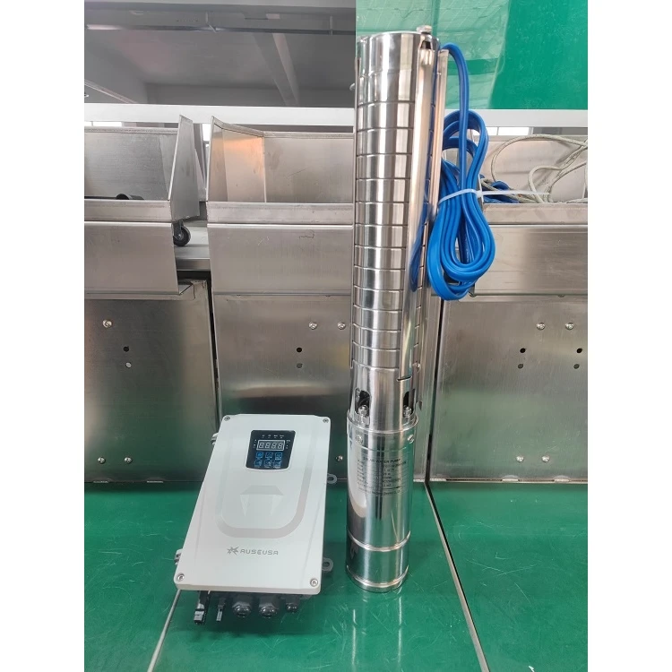 4inch 3HP AC DC MAX Head 175M 300V Submersible Bore Deep Well Water Pump For Agricultural Machinery Farm Irrigation
