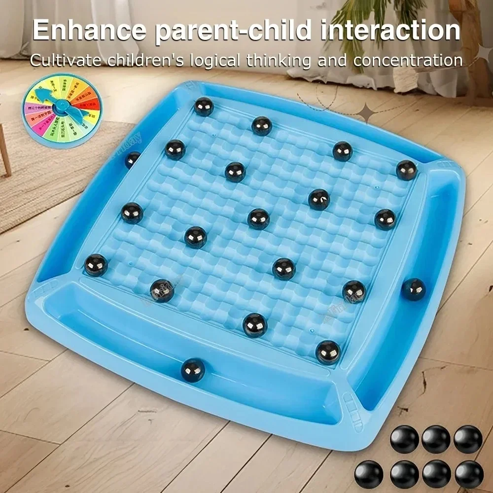 Magnetic Chess Educational Checkers Game Portable Chess Board Party Supplies Battle Chess Set Family Gathering Gift Toy For Kids