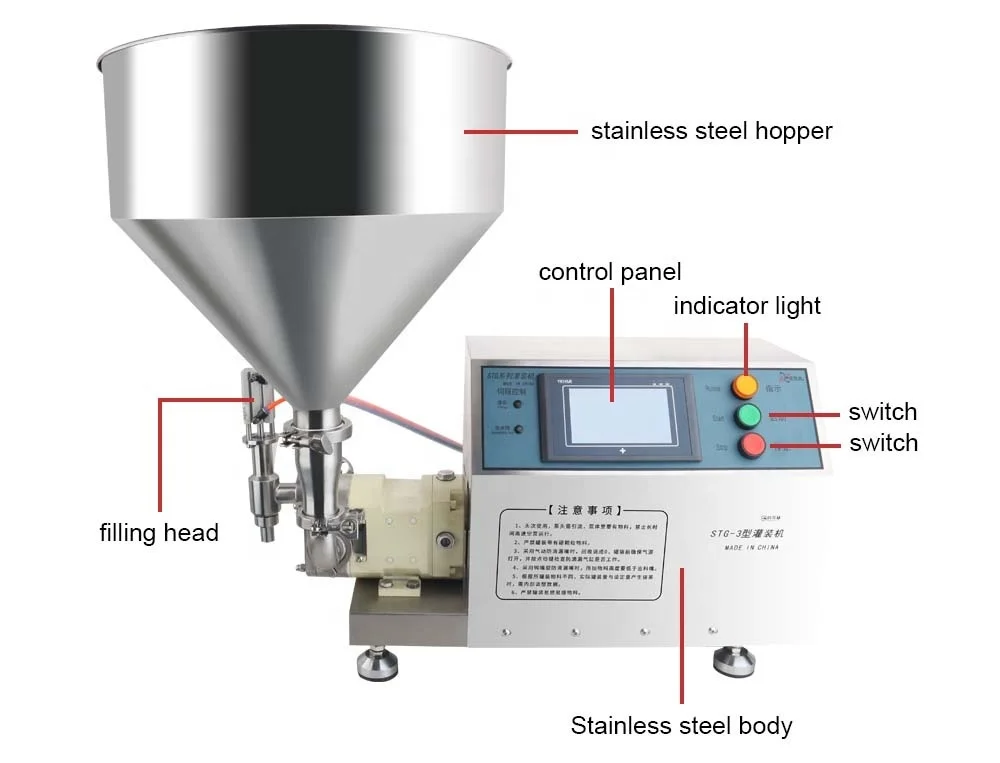 Automatic Rotor Pump Shampoo Tea Oil Sriracha Sauce Ketchup Jam Face Cream Honey Bottle Detergent Tomato Paste Filling Machine