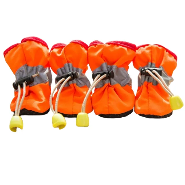 Comfortable Non Slip Custom Outdoor Pet Soft Soled Rain Summer Shoes Dog Foot Covers Waterproof Winter Pet Dog Shoes 2 Straps