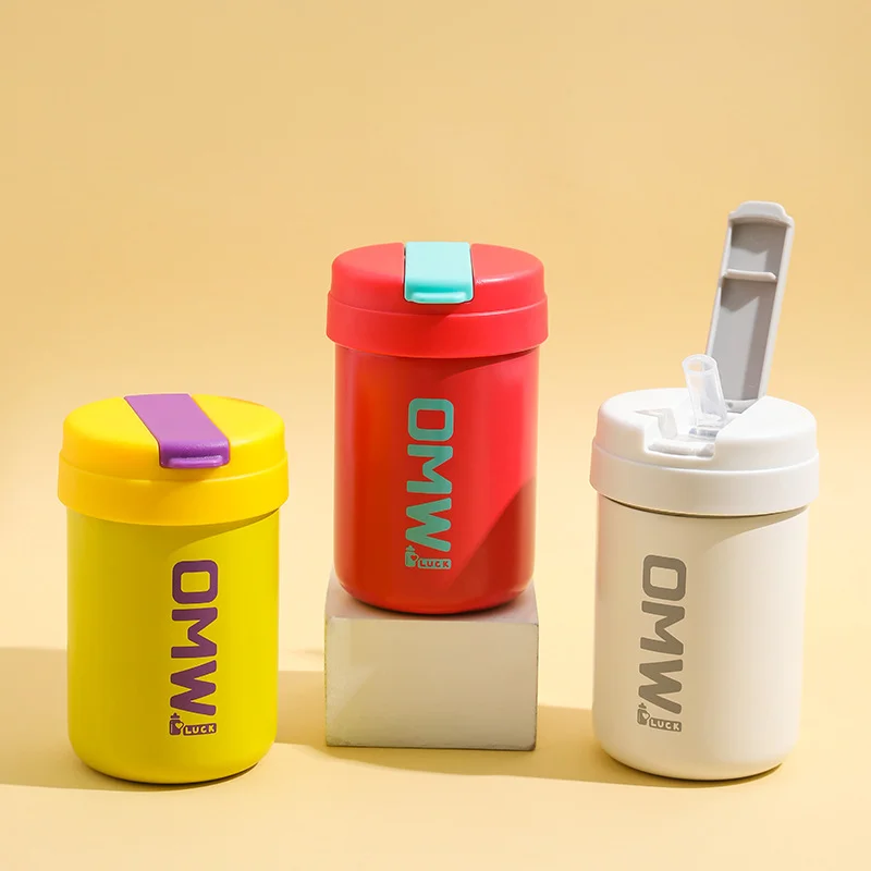 Coffee cup tumbler 400ml for travel car insulated vacuum hot and cold drinks